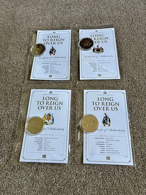 A Collection of British Overseas Territories Cupro-Nickel Two Pound Commemorative Coins with 