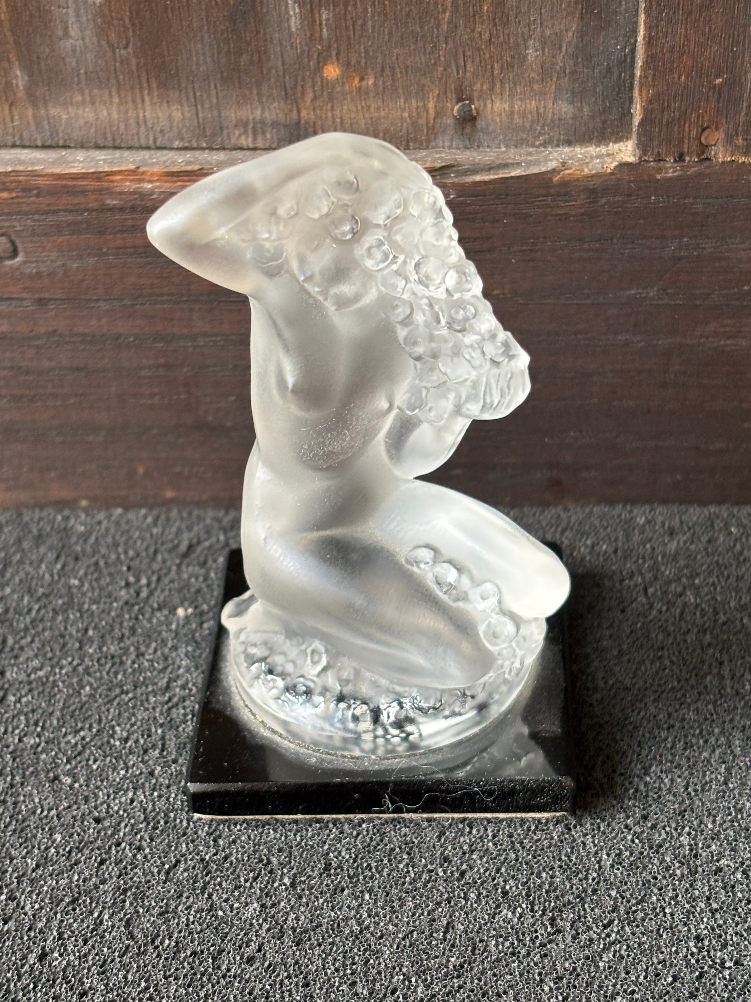 Lalique France crystal Floreal figurine