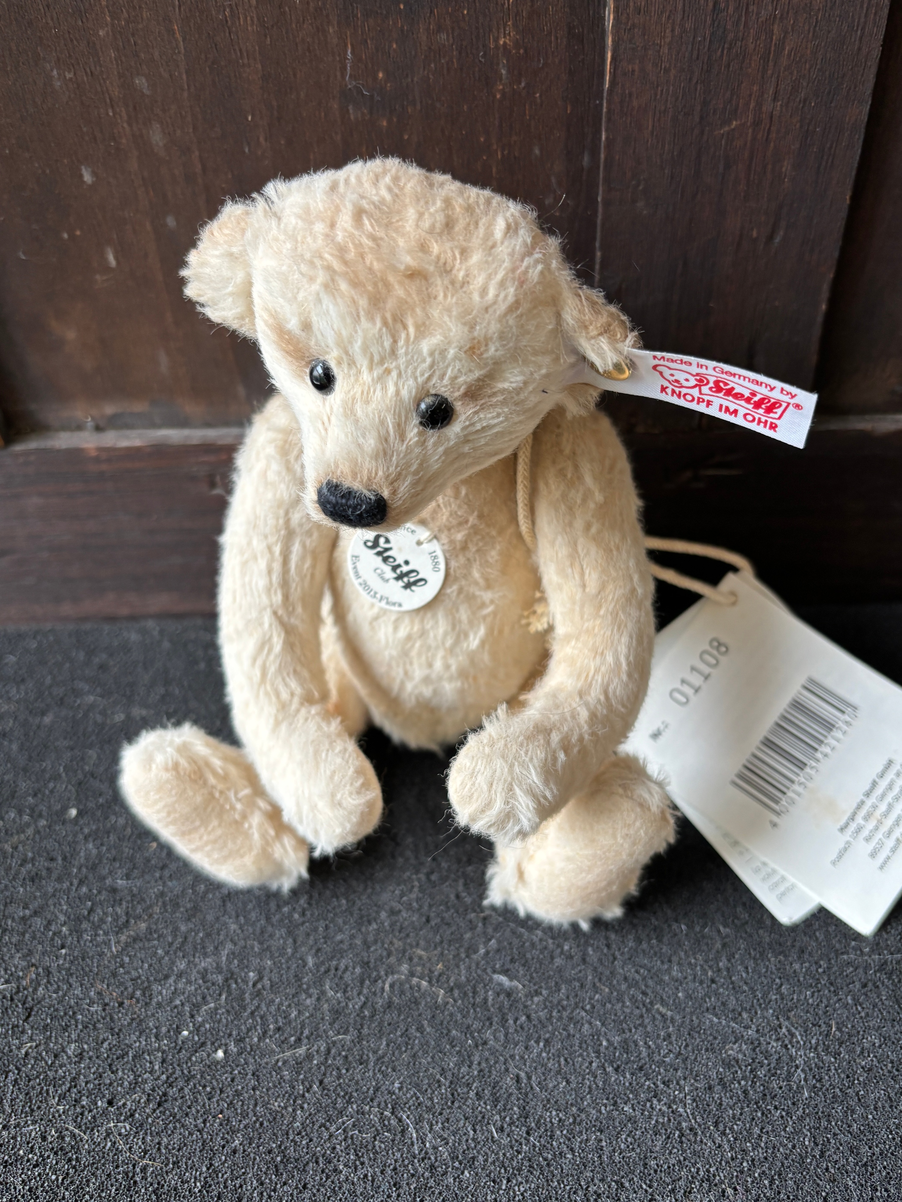 Steiff Club Event 2013 Limited Edition Teddybär Flora c 15 cm tall