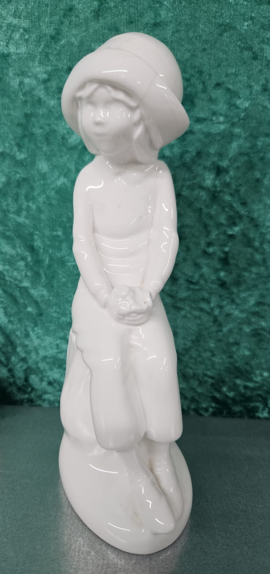 Spode white bone china figurine Joanna by Pauline Shone
