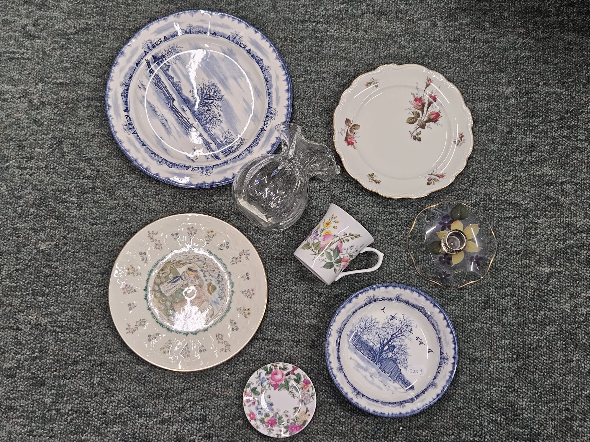 A Collection of Decorative Ceramic and Glassware Including Rosenthal, Tableworks, and Royal Worcester