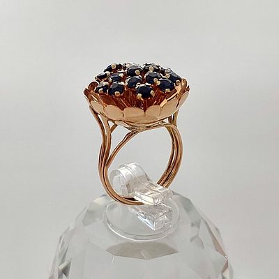 טבעת זהב צהוב 14 קראט חתומה, משקל 5.75 גרם, מידה 6.5, ניתנת להגדלה או להקטנה, עבודת יד ישנה 