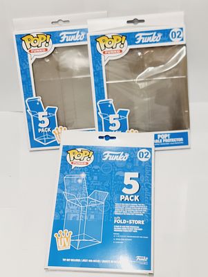 לוט של 3 מארזי פרוטקטורים בכל מארז 5 פרוטקטורים לבובות פופ