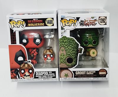 סט של זוג בובות פופ מסדרת מארוול