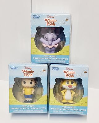 סט של 3 בובות ויניל בהוצאת פאנקו פופ מסדרת פו הדוב