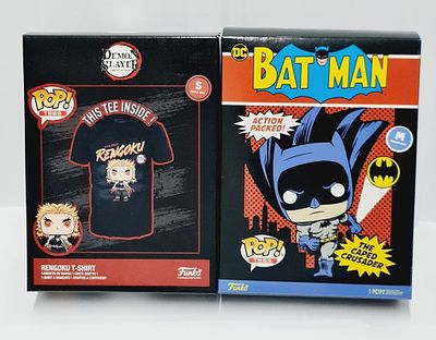 זוג חולצות טי שרט בהוצאת פאנקו פופ דגמים שונים, ראה מידה על המארז