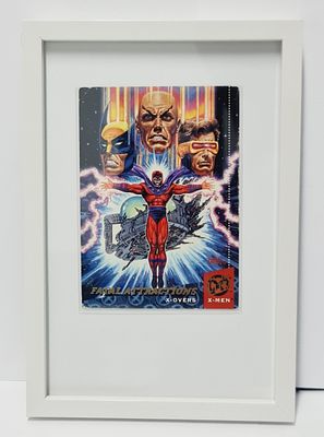 קלף מארוול מבוקש נתון במסגרת נאה