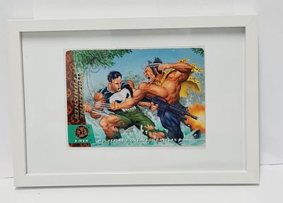 קלף מארוול מבוקש נתון במסגרת נאה