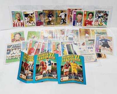 מציאה, לוט גדול של מדבקות כדורגל משנת 1997 עם 3 חבילות ריקה