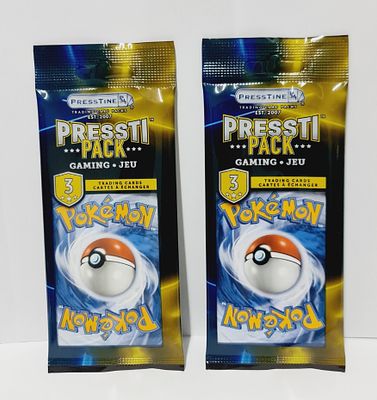 זוג חבילות מיסטרי פוקימון בכל חבילה 3 קלפים