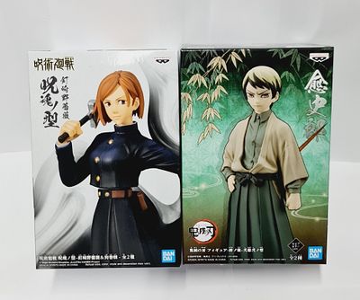 זוג פסלים איכותיים במיוחד תוצרת בנדאי דגמי אנימה מגוונים