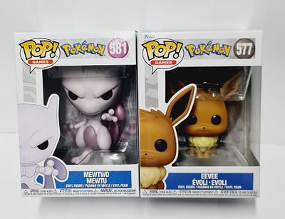 סט של זוג בובות פופ מסדרת פוקימון