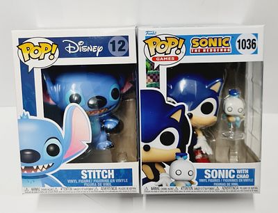 סט של זוג בובות פופ מסדרת סוניק ולילו