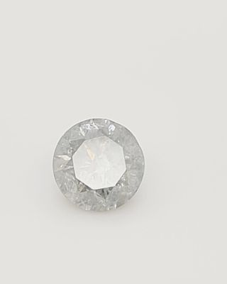 יהלום טבעי בליטוש בריליאנט במשקל של 1.83ct ניקיון i3 גוון fancy gray