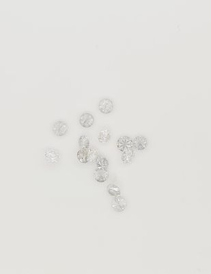 לוט יהלומים טבעיים במשקל כולל של כ 2.38ct ניקיונות i1-3 וגדלים שונים