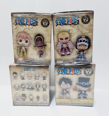 לוט של 4 בובות ויניל בהוצאת פאנקו פופ מיסטרי מסדרת וואן פיס