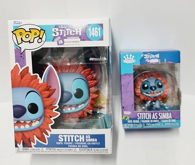 סט של זוג בובות פופ מסדרת לילו וסטיץ דגם סטיץ סימבה (מלך האריות)