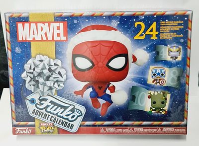 קאלנדר פופים פאנקו מהדורה מיוחדת מכיל 24 בובות פופ מסדרת מארוול