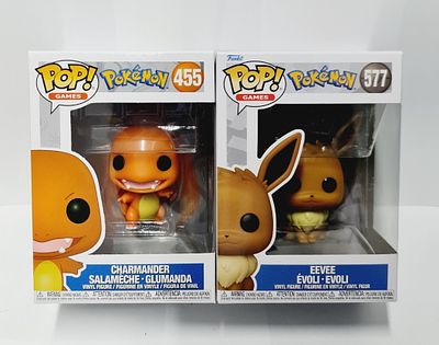 סט של זוג בובות פופ מסדרת פוקימון