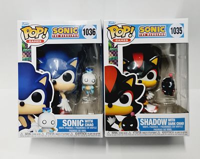 סט של זוג בובות פופ מסדרת סוניק