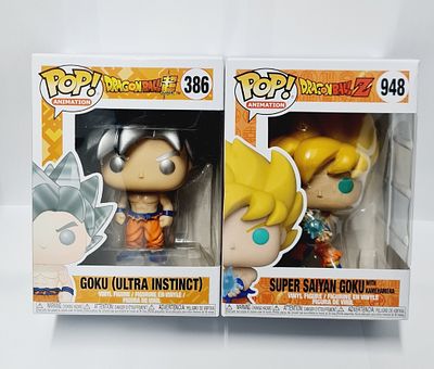 סט של זוג בובות פופ מסדרת דרגון בול