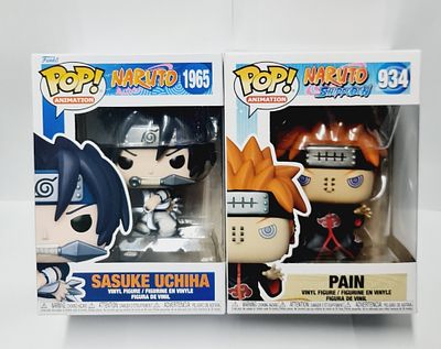 סט של זוג בובות פופ מסדרת נארוטו