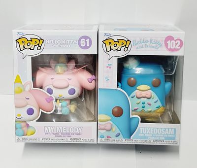 סט של זוג בובות פופ מסדרת הלו קיטי