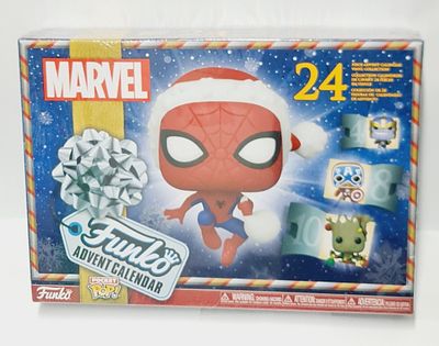 קאלנדר פופים פאנקו מהדורה מיוחדת מכיל 24 בובות פופ מסדרת מארוול