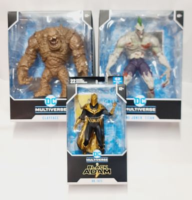 סט של 3 פיגרים איכותיים תוצרת מקפלארן סדרת מולטי וורס כולל קלף ייחודי בכל מארז