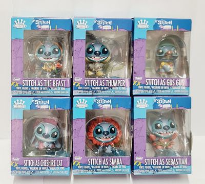 מציאה- סט מלא של 6 בובות פאנקו סדרת סטיץ 6 מתוך 6