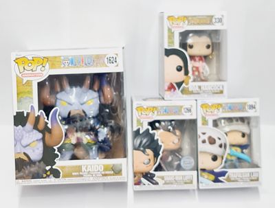 סט וואן פיס, בובת פופ גדולה קאידו ושלוש בובות פופ נוספות