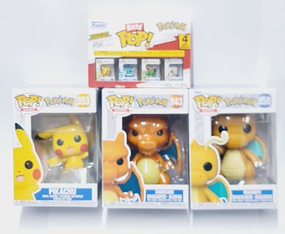 סט פוקימון, מארז ביטי פופ רביעייה ו 3 בובות פופ מסדרת פוקימון