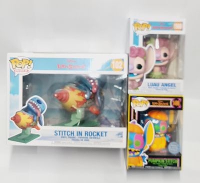 סט לילו וסטיץ, מארז פופים מפואר וזוג בובות פופ נוספות מהסדרה