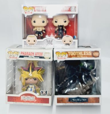 לוט של 3 מארזי פופים מהדורות גדולות ומיוחדות, סדרות מגוונות