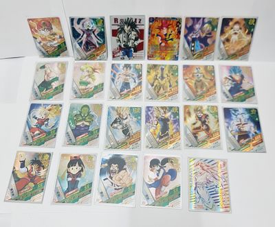 לוט גדול של עשרות קלפי דרגון בול מבוקשים במצב מעולה