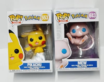 סט של זוג בובות פופ מסדרת פוקימון