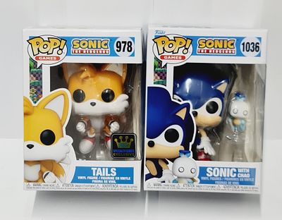 סט של זוג בובות פופ מסדרת סוניק