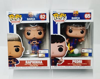 סט של זוג בובות פופ מסדרת כדורגל ברסה