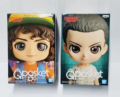 זוג פסלים איכותיים תוצרת בנדאי דגמי אנימה מסדרת דברים מוזרים