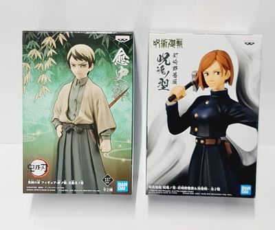 זוג פסלים איכותיים תוצרת בנדאי דגמי אנימה מסדרות שונות