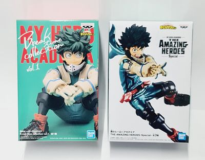 זוג פסלים איכותיים תוצרת בנדאי דגמי אנימה מסדרות שונות