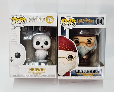 סט של זוג בובות פופ מסדרת הארי פוטר