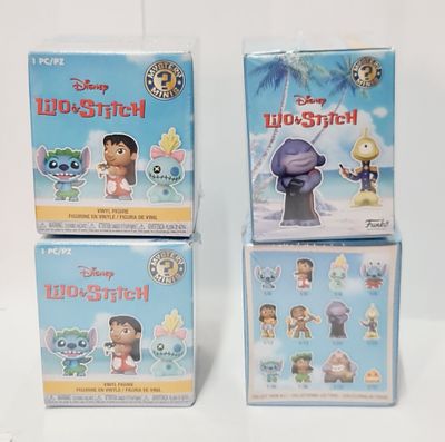 לוט של 4 בובות מיסטרי לילו וסטיץ בהוצאת פאנקו פופ