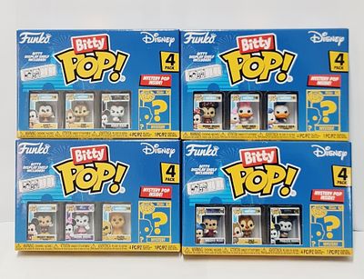 סט של 4 מארזי ביטי פופ רביעייה, סט מלא של סדרת דיסני