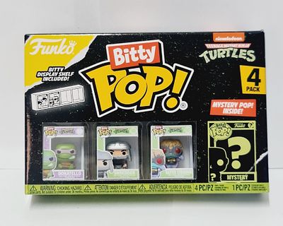 מארז ביטי פופים רביעייה אחד הפתעה סדרת צבי הנינג'ה