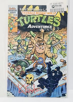 חוברת קומיקס נדירה, צבי הנינג'ה חתום על ידי קיט ארינג