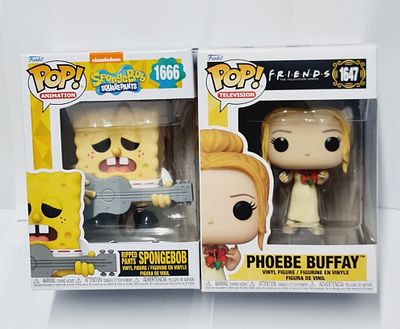 סט של זוג בובות פופ מסדרת television