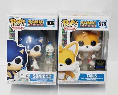 סט של זוג בובות פופ מסדרת סוניק