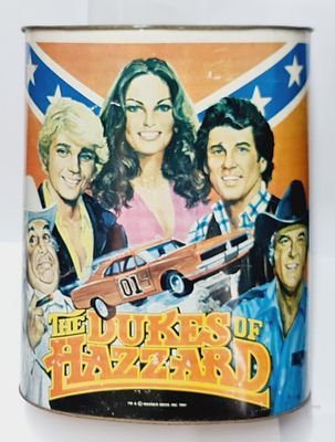 פח מתכת נדיר מסדרת the dukes of hazard שנת 1981