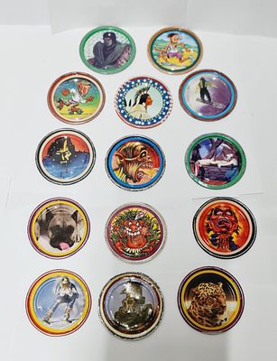 לוט של 14 פליקים מתכת מסדרת פליקים הראשונה